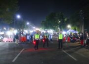 Ratusan Aparat Kepolisian Amankan Pengajian Umum Kabupaten Pekalongan Bersholawat