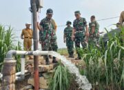 Pejabat Korem Solo Tinjau Bantuan Irigasi Pompa Dari Kementan