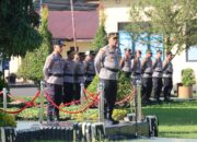 Kapolres Pasaman Barat Pimpin Apel Gelar Pasukan Pengamanan Pelantikan Presiden Dan Wakil Presiden