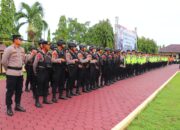 Polres Pekalongan Gelar Serpas Pam TPS, Kapolres Tegaskan Jaga Netralitas TNI-Polri