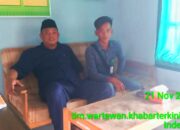 Kepala Desa Meranti Sambut Baik Kedatangan Wartawan Khabarterkini.co dalam Silaturahmi