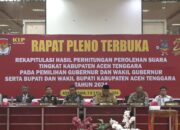 Gelar Rapat Pleno Terbuka Rekapitulasi Hasil Perhitungan Suara Pilkada Serentak 2024 Oleh KIP Aceh Tenggara