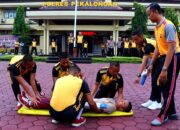 Dokkes Polres Pekalongan Gelar Latkatpuan Penanganan Korban Laka Lantas