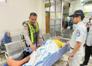 Kapolres Boyolali Tinjau Langsung TKP Laka Lantas Tol dan Jenguk Korban di RS