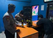 90 Botol Miras Diamankan Polisi dari Beberapa Kafe dan Warung di Wilayah Bojong dan Siwalan