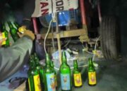 Polres Pekalongan Gelar Patroli Malam Takbiran, Amankan Puluhan Botol Miras dalam Truk