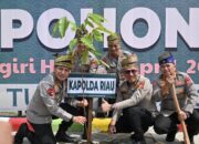 Sadar Adat dan Budaya untuk Mencintai Lingkungan, Kapolda Riau Tanam Pohon di Daerah Wisata Danau Raja