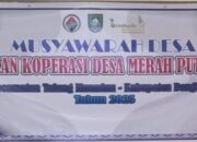 Koperasi Merah Putih Resmi Dibentuk di Desa Beringin Bengkalis, Dukung Arahan Presiden Prabowo