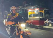 Gunakan Sepeda Motor, Kapolres Pekalongan Patroli Pantau Sitkamtibmas Wilayahnya saat Malam Idul Adha