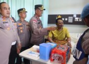 Sambut Hari Bhayangkara Ke-79 Polres Pekalongan Gelar Anjangsana Kepada Anggota Yang Sedang Sakit