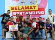 Tim Polres Pekalongan Raih Juara 1 dalam  Turnamen Badminton Hari Bhayangkara Ke-79