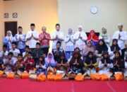 Hari Pertama Tempati Rumah Dinas Kapolres Pekalongan Berbagi Kasih Kepada Anak Yatim