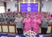 Kapolres Pekalongan dan Ketua Bhayangkari Tekankan Peran Strategis Bhayangkari dan Polwan