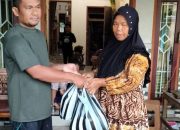 Pian Simamora Salurkan Paket Sembako untuk Warga Terdampak Banjir di Kampung Kopi Pasaman Barat