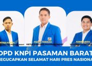 DPD KNPI Pasaman Barat Ucapkan Selamat Hari Pers Nasional 2026, Tegaskan Dukungan terhadap Kebebasan Pers