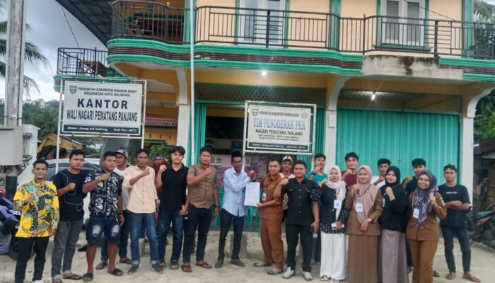 Didukung Puluhan Pemuda, Sairin Lubis Resmi Daftar sebagai Calon Wali Nagari Pematang Panjang